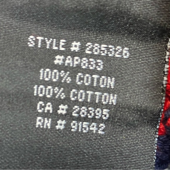 Knit Sweater Men’s Large Chunky Bombardier Key West 1/4 Zip Striped Blue Red - Picture 7 of 13